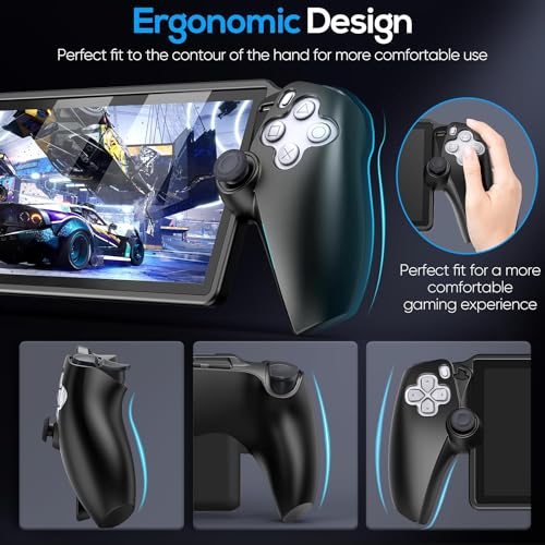 New World Protective Case for Playstation Portal, Silicone Cover for PS Portal Soft Grip Cover Case Protector with Full Protection Grips Accessories Kit for Playstation Remote Player. (Black) - Image 5
