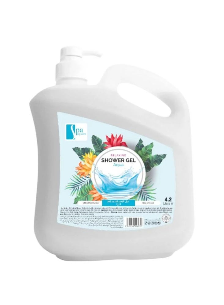 Spa System Aqua Deep Moisture Shower Gel  4.2L