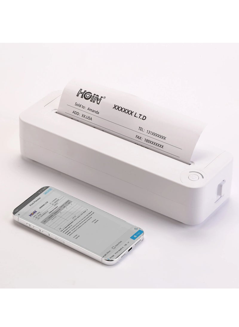 A4 Portable Thermal Printer Supports Wireless Mobile Travel Printers For Car & Office Bluetooth Printer Compatible With Phone & Laptop - Image 2