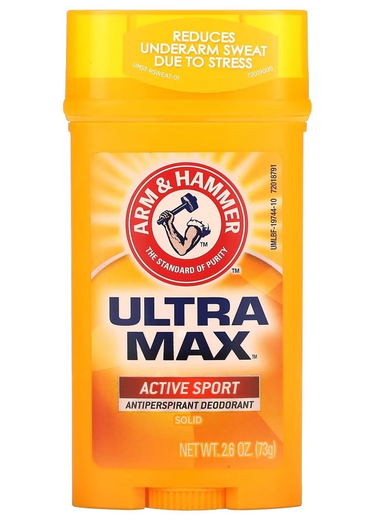 Arm & Hammer Solid Antiperspirant Deodorant Active Sport 2.6 oz 73 g