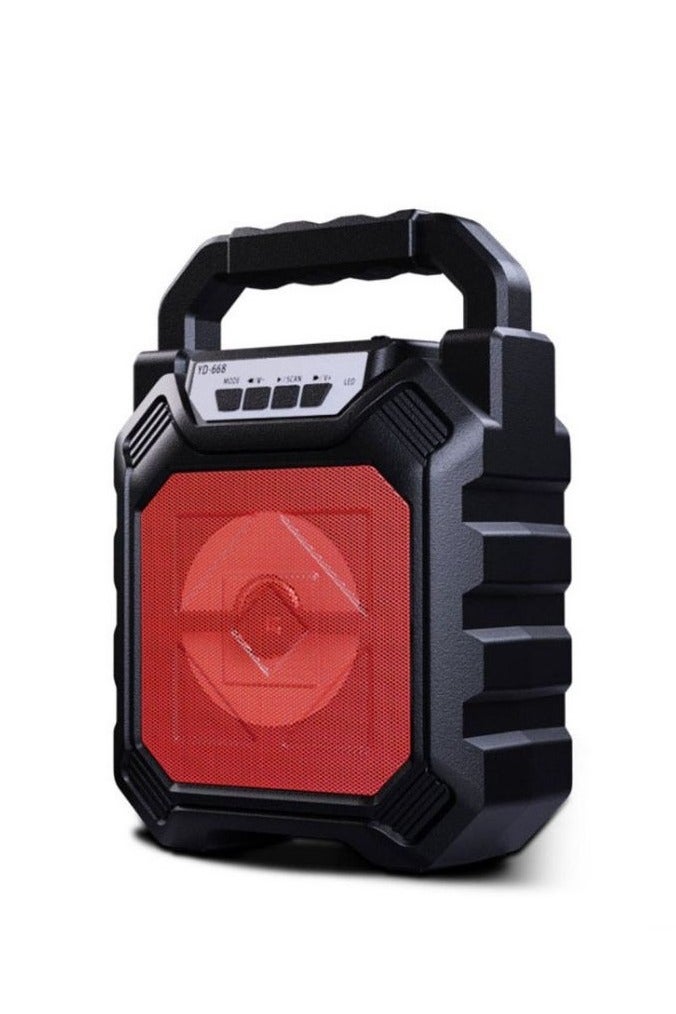 BDT FJ668  Wireless Bluetooth Speaker with AI and Pure Surround Sound, Multi-Color RGB Lighting with Carrying Strap, Multiple Compatibility Modes, FM Radio, Memory, - Image 1