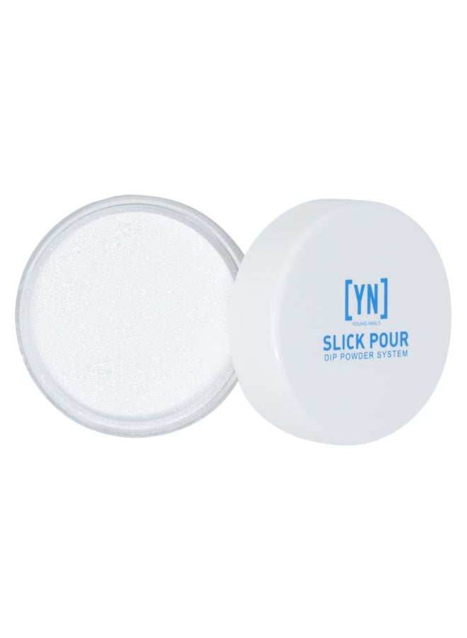 Young Nails SlickPour Dip Powder Extended Wear Dip Powder Nail Color for use with SlickPour System Prep Base Activator Top Coat Fortified with Calcium Vitamin E Flash Burn 15g - Image 2