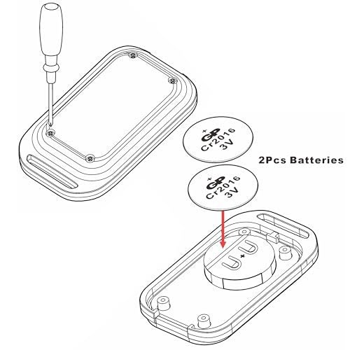 UHPPOTE 1-Button RF Wireless Gate Door Opener Remote Control Transmitter 433.92MHz for UHPPOTE - Image 5
