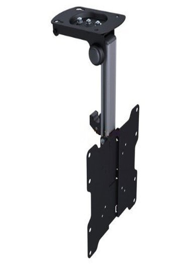 Mount-It! Flip Down TV & Monitor Mount, Under Cabinet & Ceiling Bracket for Kitchens, RVs & Small Spaces | Fits 13–37 Inch Screens | VESA 75x75 100x100 200x200 | Tilt & Swivel | 44 lbs Capacity - Image 4