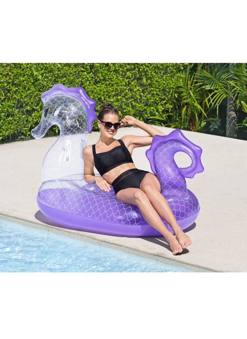 Bestway Bestway Rider Royal Seahorse Ride-on 170x120cm | Inflatable Ride-on | Pool Float | Summer Water Toy | Pool & Beach Toy  - Image 4