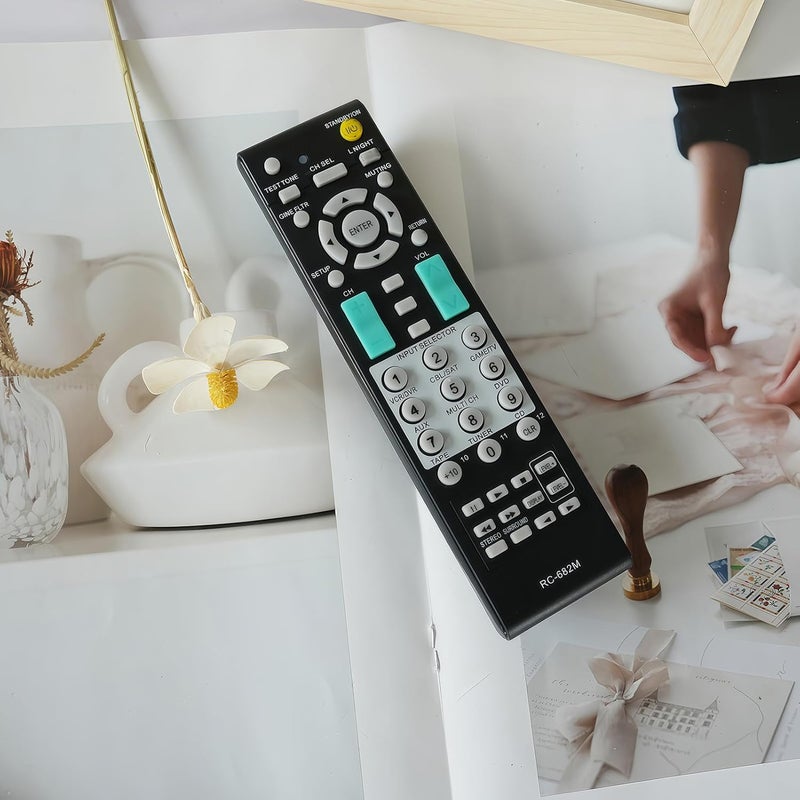 Universal Replacement Remote Controller Compatible for Onkyo A/V Receiver TX-SR501 TX-SR502 TX-SR503 TX-SR504 TX-SR505 - Image 4