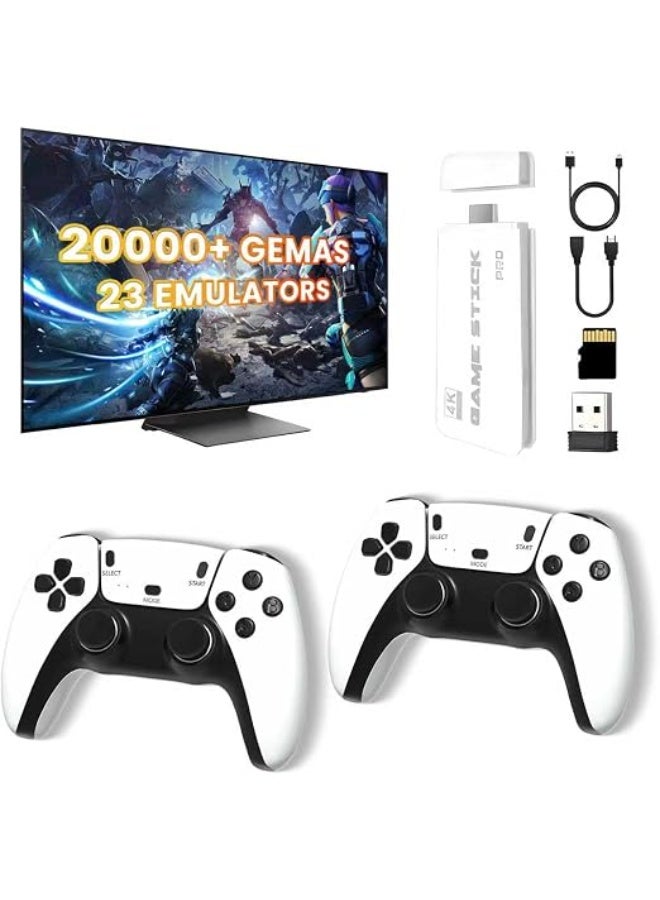 Generic 4K HDMI Retro Wireless Video Game Stick Console with 64GB ...