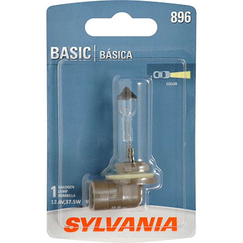 مصباح ضباب هالوجين أساسي SYLVANIA 896 يحتوي على 1 مصباح