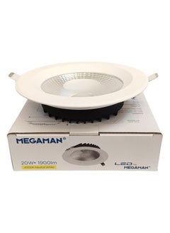 Megaman Megaman Recessed  20W LED Downlight - Cool White(4000K)  - Image 1