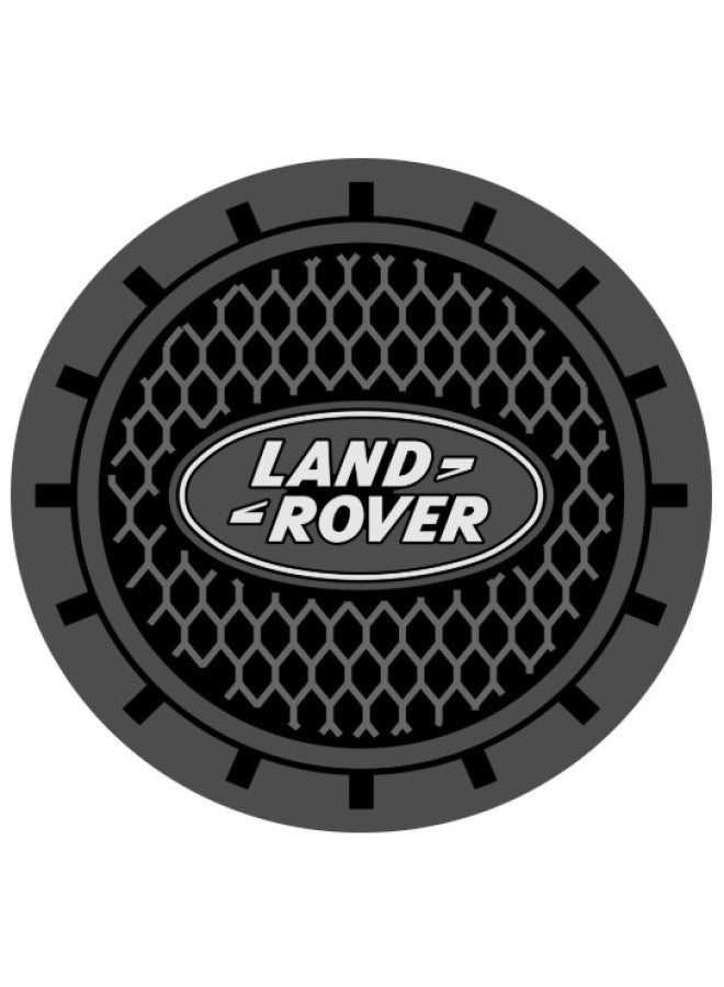 Liin Innovative Automotive Products Suitable For Round Car Cup Barrel Logo Graphic Display Car Coasters-Color:LUHU  - Image 1