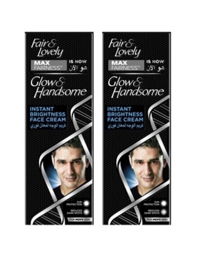 2 pieces of Glow and Handsome Instant Brightening Face Cream 50 gm