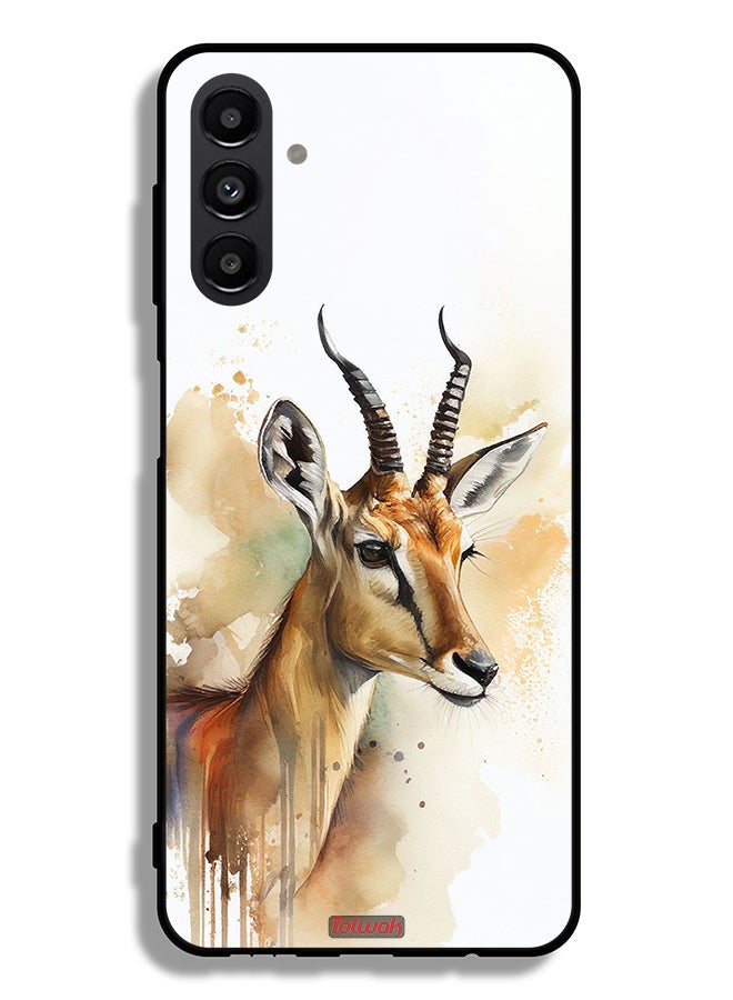 Tolwak Samsung Galaxy A04s Protective Case Cover Deer Abstract Art - Image 1