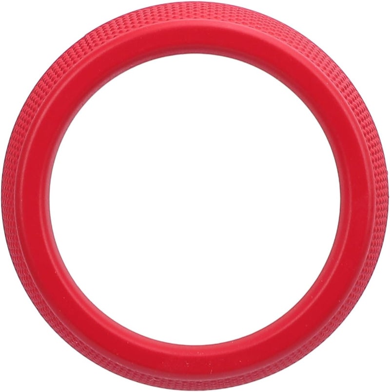Steering Wheel Drive Mode Knob Cover Fit for 718 2016 to 2023 (982) and 911 2017 to 2019 (991.2) Sporty Driving Mode Knob Decorative Trim Plating Finish Lightweight ABS Plastic (Red) - Image 3