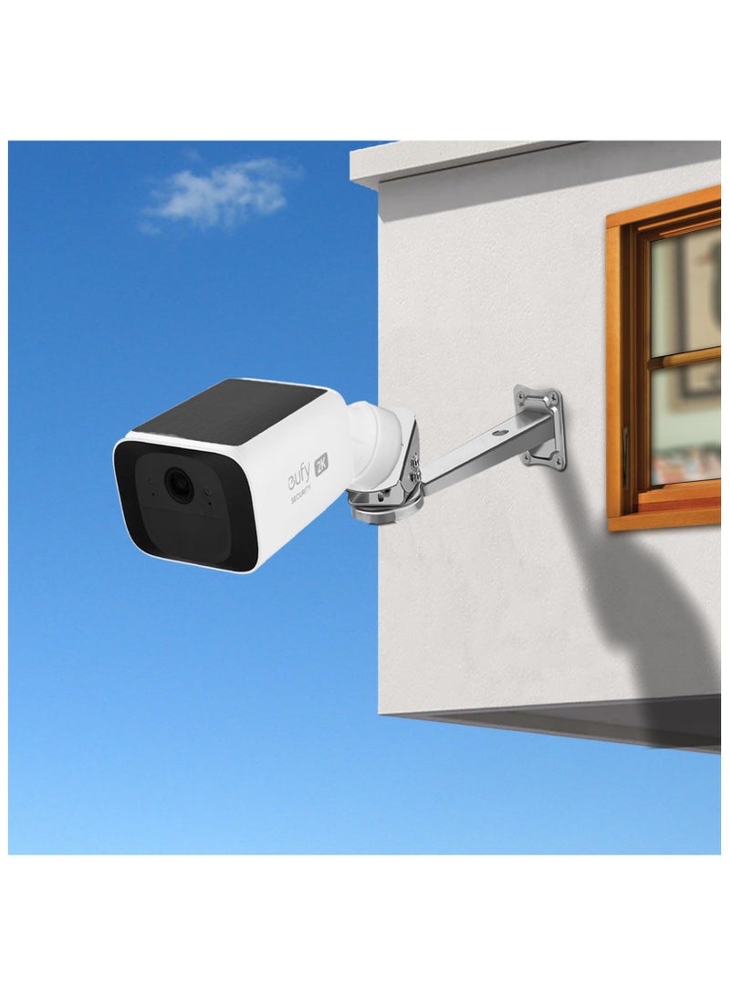 SYOSI WiTi Stainless Steel Wall Mount Bracket for Surveillance Camera, Extension Arm Holder for CCTV IP WiFi Battery Cameras, Security Surveillance Systems Installing Indoor and Outdoor - Image 2
