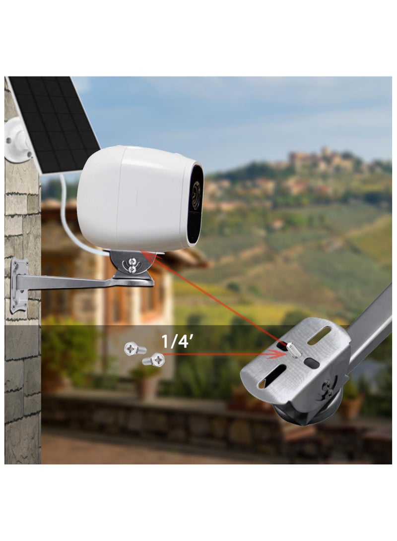 SYOSI WiTi Stainless Steel Wall Mount Bracket for Surveillance Camera, Extension Arm Holder for CCTV IP WiFi Battery Cameras, Security Surveillance Systems Installing Indoor and Outdoor - Image 4