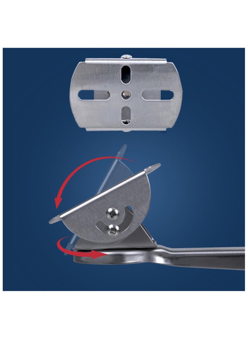 SYOSI WiTi Stainless Steel Wall Mount Bracket for Surveillance Camera, Extension Arm Holder for CCTV IP WiFi Battery Cameras, Security Surveillance Systems Installing Indoor and Outdoor - Image 5