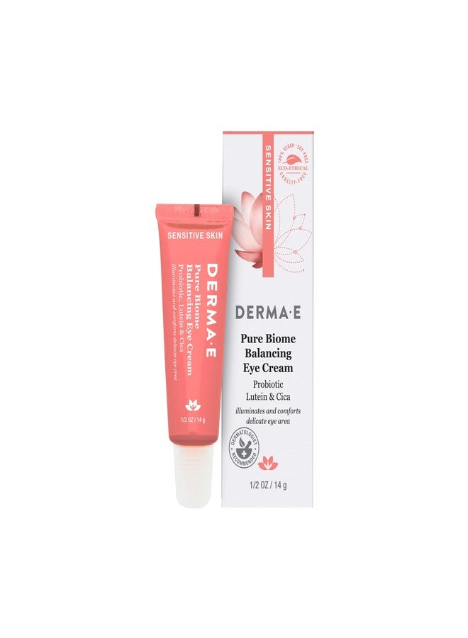 derma-e Derma E Pure Biome Balancing Eye Cream, 0.5 OZ - Image 1