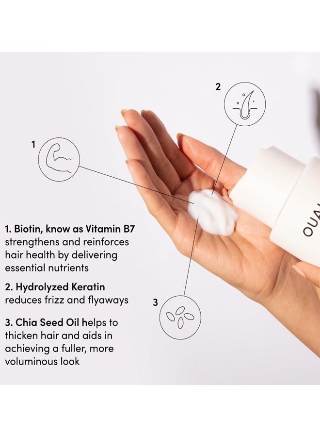 OUAI Fine Shampoo + Conditioner Set. Free from Sulfates. 10 oz Each. - Image 5