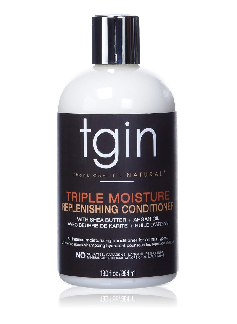 Tgin Triple Moisture Renewal Conditioner for Natural, Dry and Curly Hair 13 oz - Image 1
