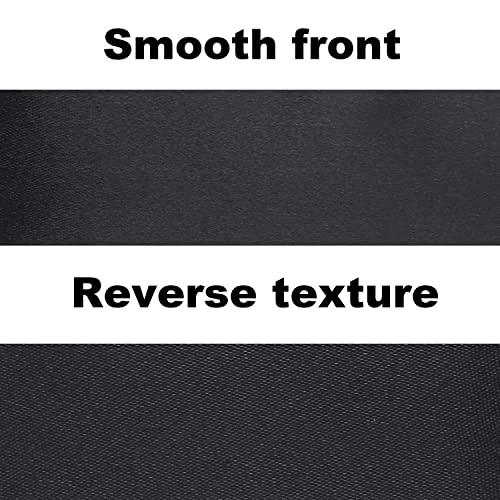 Nsilu 1-1/2 inch, Black Ribbon for Gift Wrapping 50 Yards Perfect Wedding Party Wreath Sewing DIY Hair Accessories Decoration Floral Hair Balloons Other Projects - Image 4