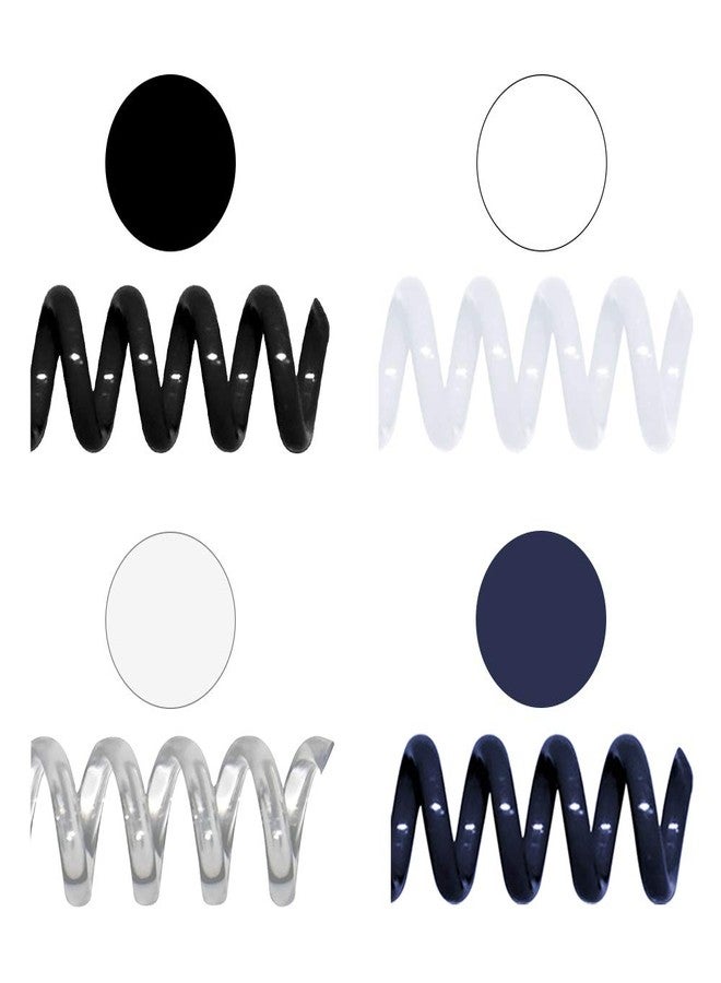 TruBind 10mm (3/8 in.) Spiral Binding Coils for Reports, Presentations and Proposals | 4:1 Pitch | 12 in. Length | Multicolor | 75 Sheets Binding Capacity | 100 Pack