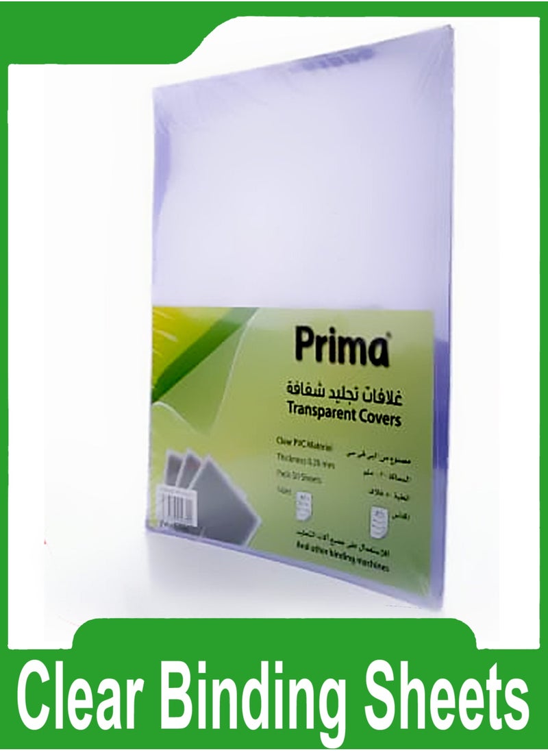 PRIMA - Clear Binding Sheets 200 Micron - Image 1