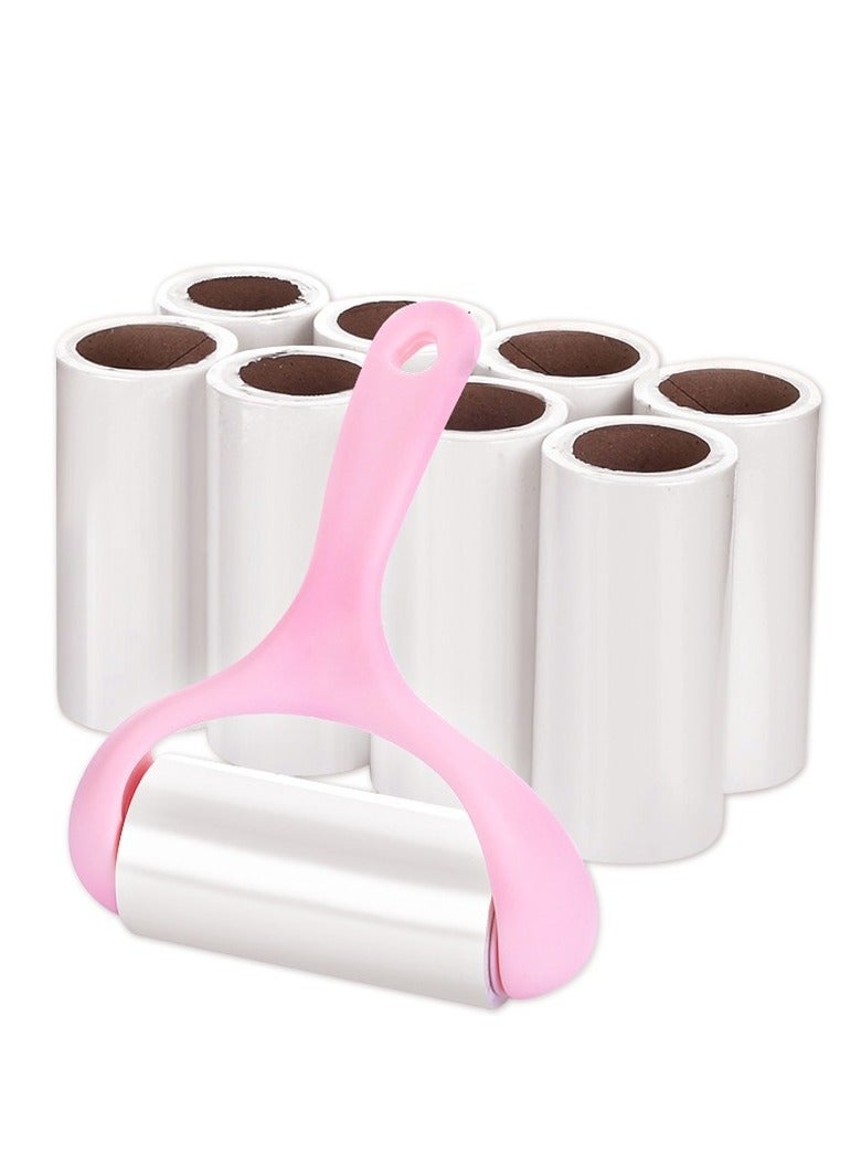 General Portable hair remover with 6 rolls of paper (360 tear) pet dog hair cleaning accessories pet hair roller laundry hair remover for clothes fabric sofa hair remover plastic  - Image 1