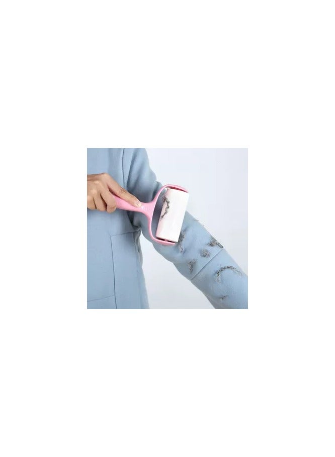 General Portable hair remover with 6 rolls of paper (360 tear) pet dog hair cleaning accessories pet hair roller laundry hair remover for clothes fabric sofa hair remover plastic  - Image 2