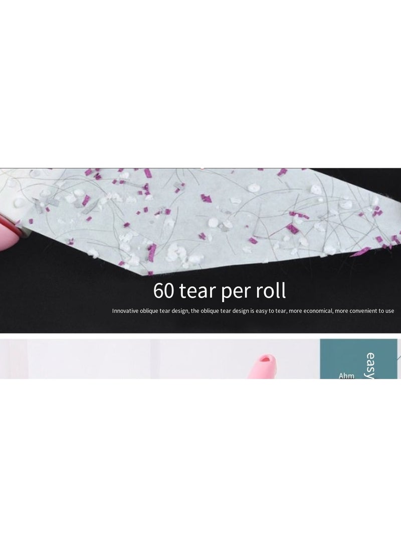 General Portable hair remover with 6 rolls of paper (360 tear) pet dog hair cleaning accessories pet hair roller laundry hair remover for clothes fabric sofa hair remover plastic  - Image 5