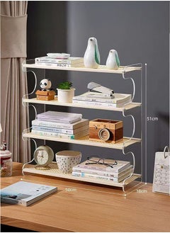 LEDIN Water cup storage rack desktop cup rack imitation rattan tea set storage mug kitchen coffee multi-layer home  - Image 5
