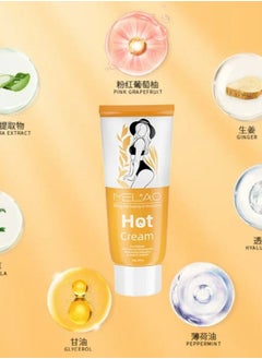 MELAO Anti-cellulite hot cream gel for skin softening and deep muscle relaxation 20ml Treatment Note 60g  - Image 3