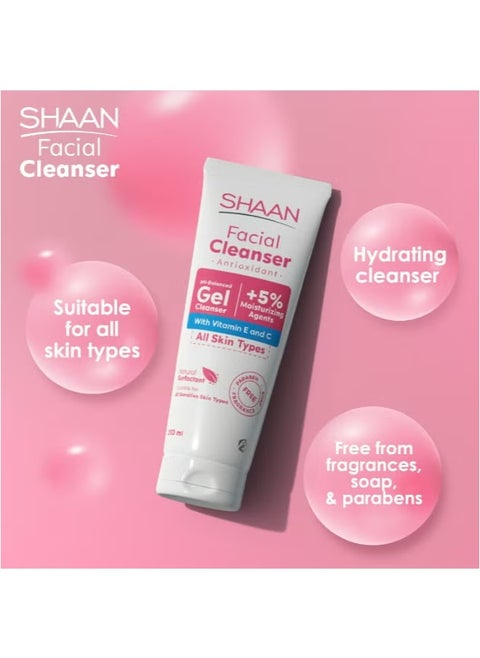 Facial Cleanser with Vitamin E and C 250ml