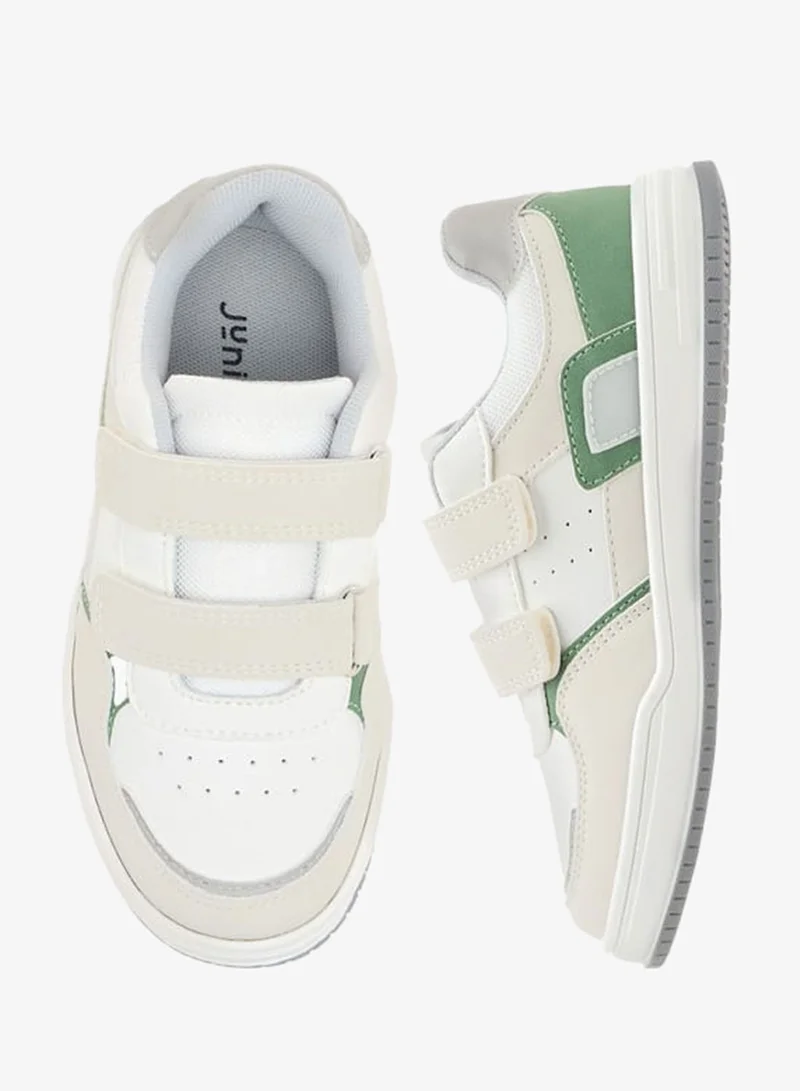 جونيورز سنيكرز أولاد بتصميم مقسم وشريط لاصق