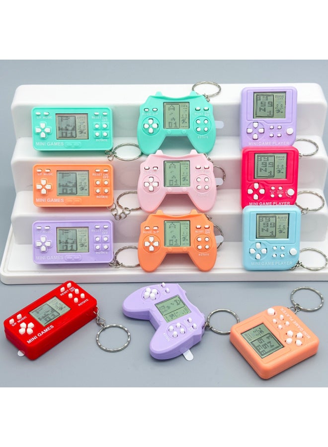Mini Tetris Game Machine Key Chain Puzzle Game Toys Can Be Hung Bag Pendant Wholesale-Color:Large Block ]  - Image 2