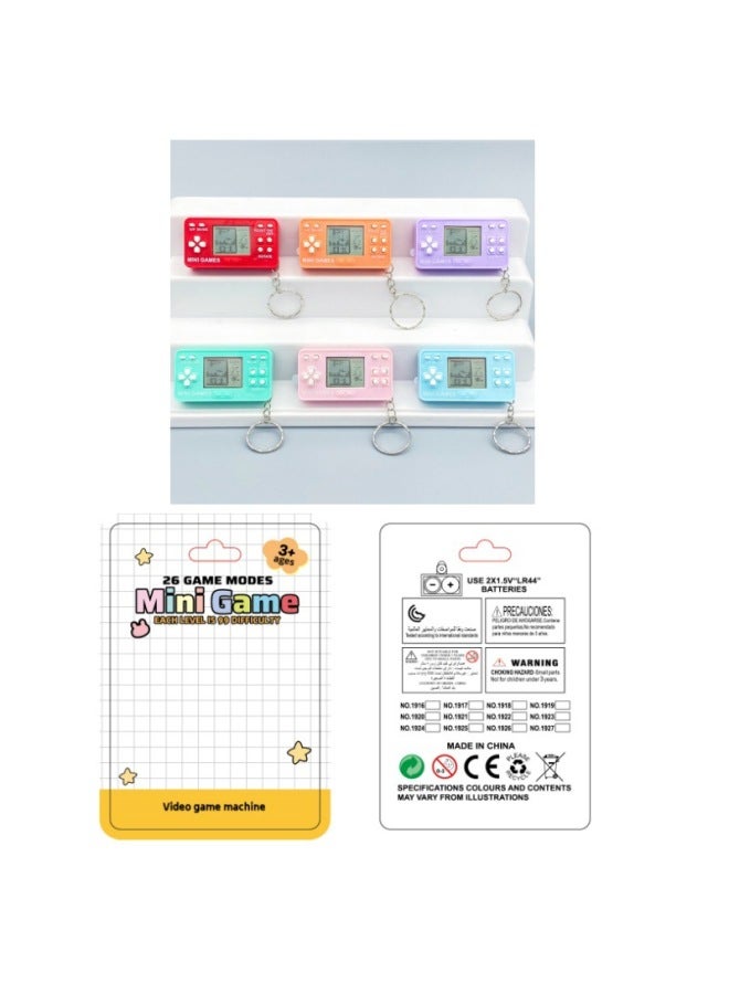 Mini Tetris Game Machine Key Chain Puzzle Game Toys Can Be Hung Bag Pendant Wholesale-Color:Large Block ]  - Image 4