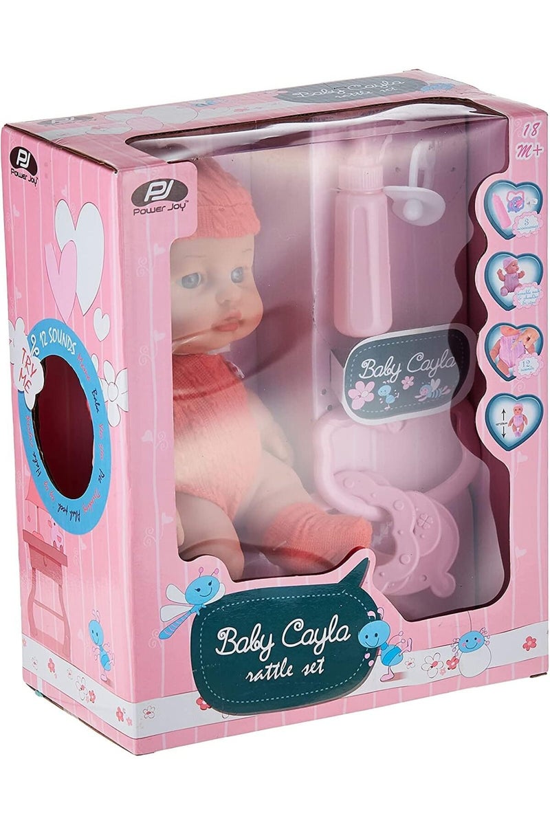 Power Joy Baby Cayla Rattle Set 25cm - Image 4