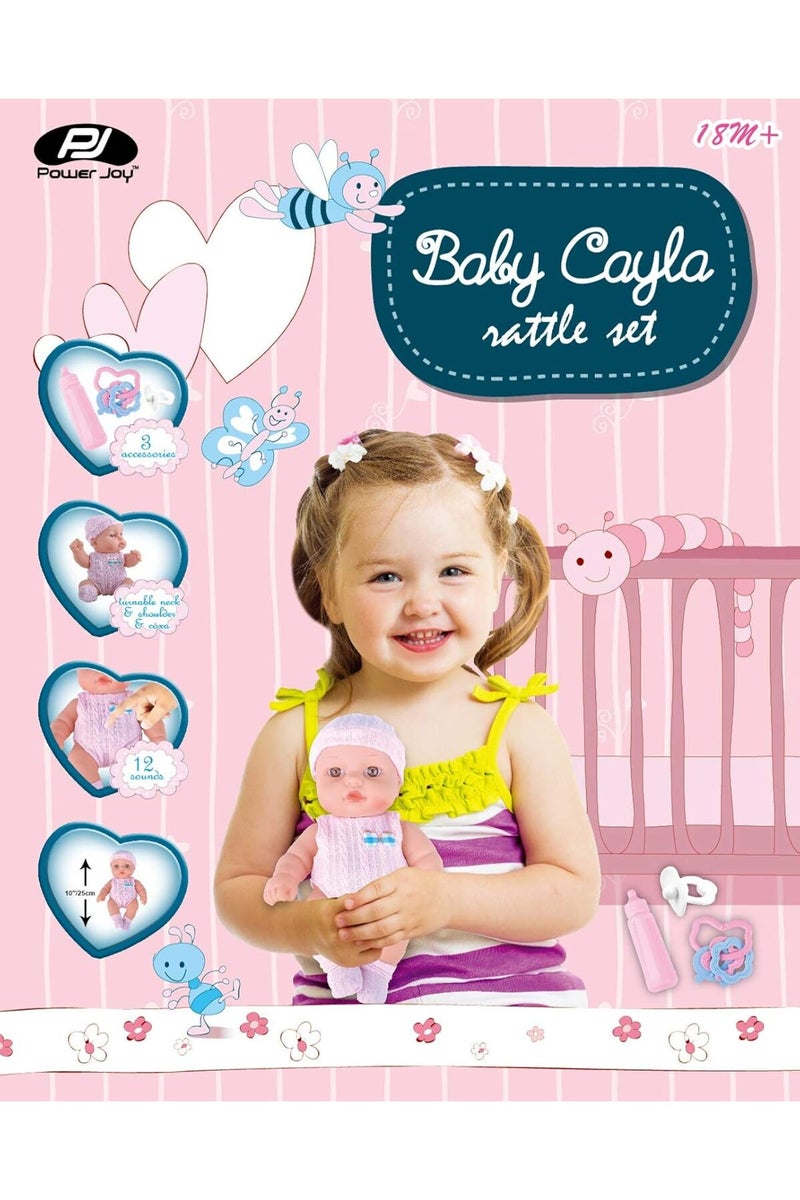 Power Joy Baby Cayla Rattle Set 25cm - Image 5