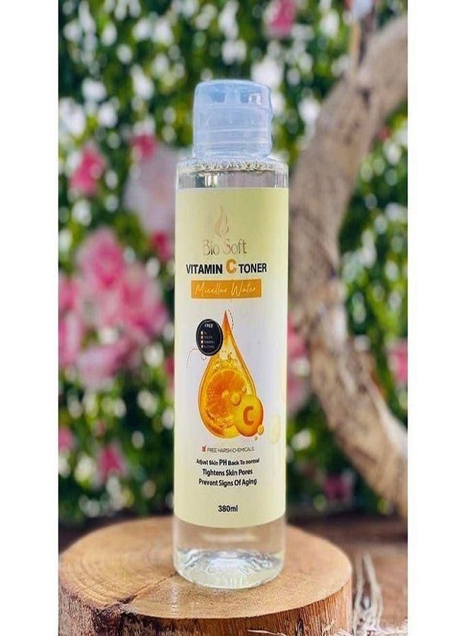 Bio Soft Vitamin C Toner Micellar Water 380ML  - Image 3