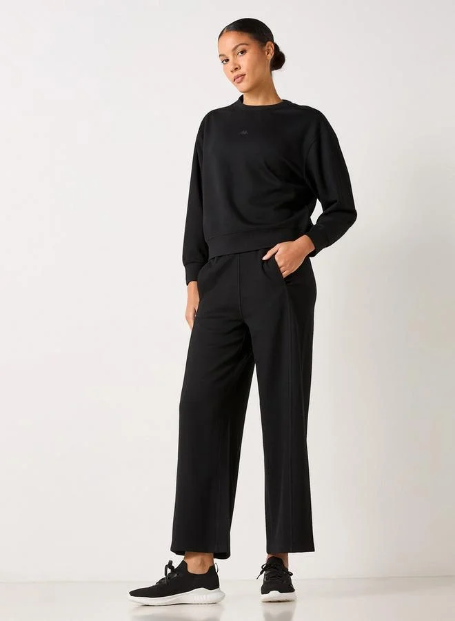 Kappa Kappa Panelled Pants with Drawstring Closure and Pockets