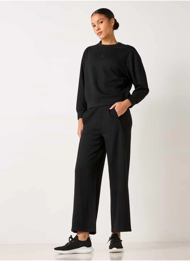 Kappa Kappa Panelled Pants with Drawstring Closure and Pockets