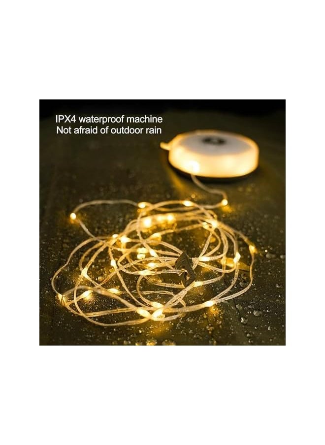 The Bros Camping String Lights, USB Rechargeable Outdoor String Light Multi Modes Flexible Portable Camping Lights Waterproof Fairy Lights Christmas Decoration for Camping, Yard, Hiking  - Image 4