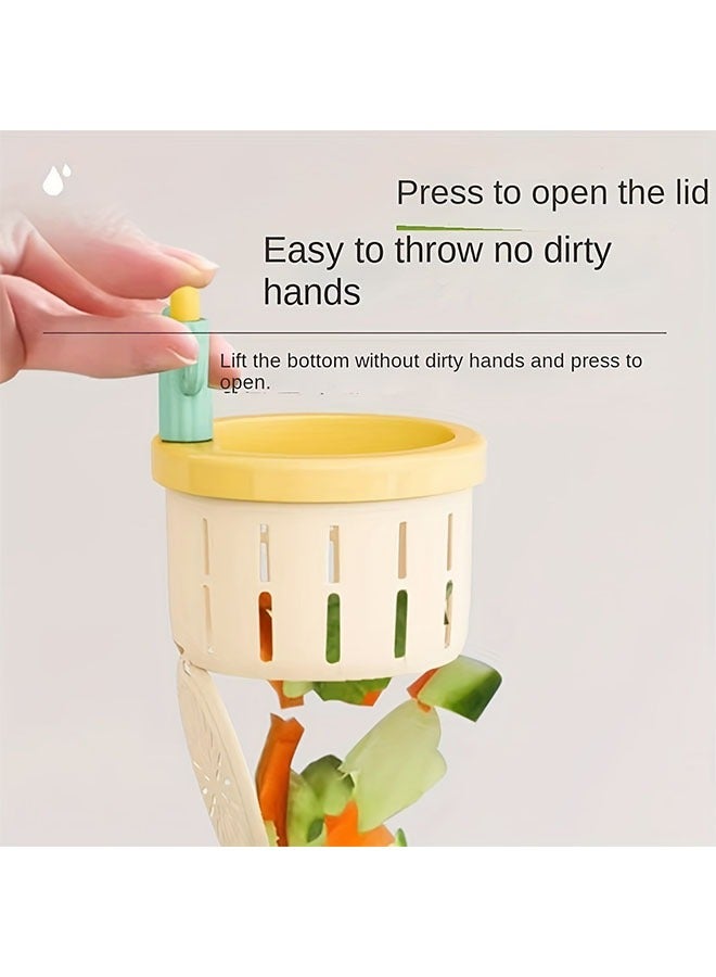 HOMESTAR 3pcs Cactus-Shaped Kitchen Sink Strainer - Creative Drain Basket for Residue, Anti-Clog & Odor Prevention, Chrome Finish - Image 4