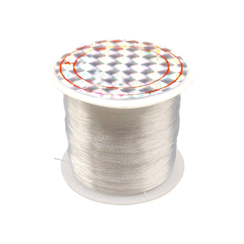 DIY Crafts Pack of 3 Pcs, Transparent Color, Non Stretchy Jewellery Making Invisible Thread for Necklaces Nylon Wire Jewellery-Making Threa (Pack of 3 Pcs, Transparent Color) - Image 5