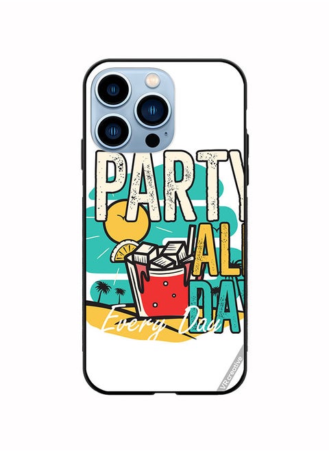 Protective Case Cover For Apple iPhone 13 Pro Part All Day Everyday Design Multicolour