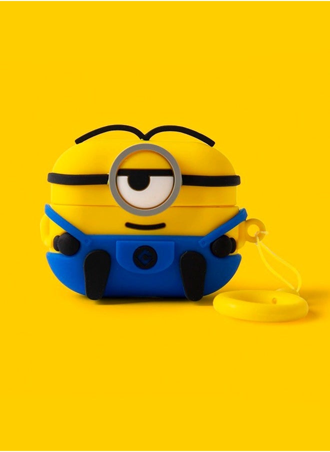 HY Compatible with Apple AirPods Pro/Pro 2 Silicone Protective Case Cover Minions  - Image 1