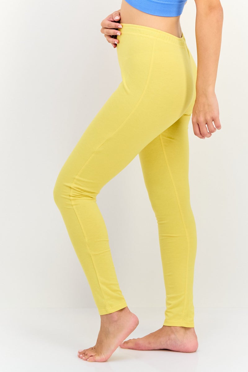 zivame Women Graphic Print Drawstring Sleepwear, Mustard - Image 2