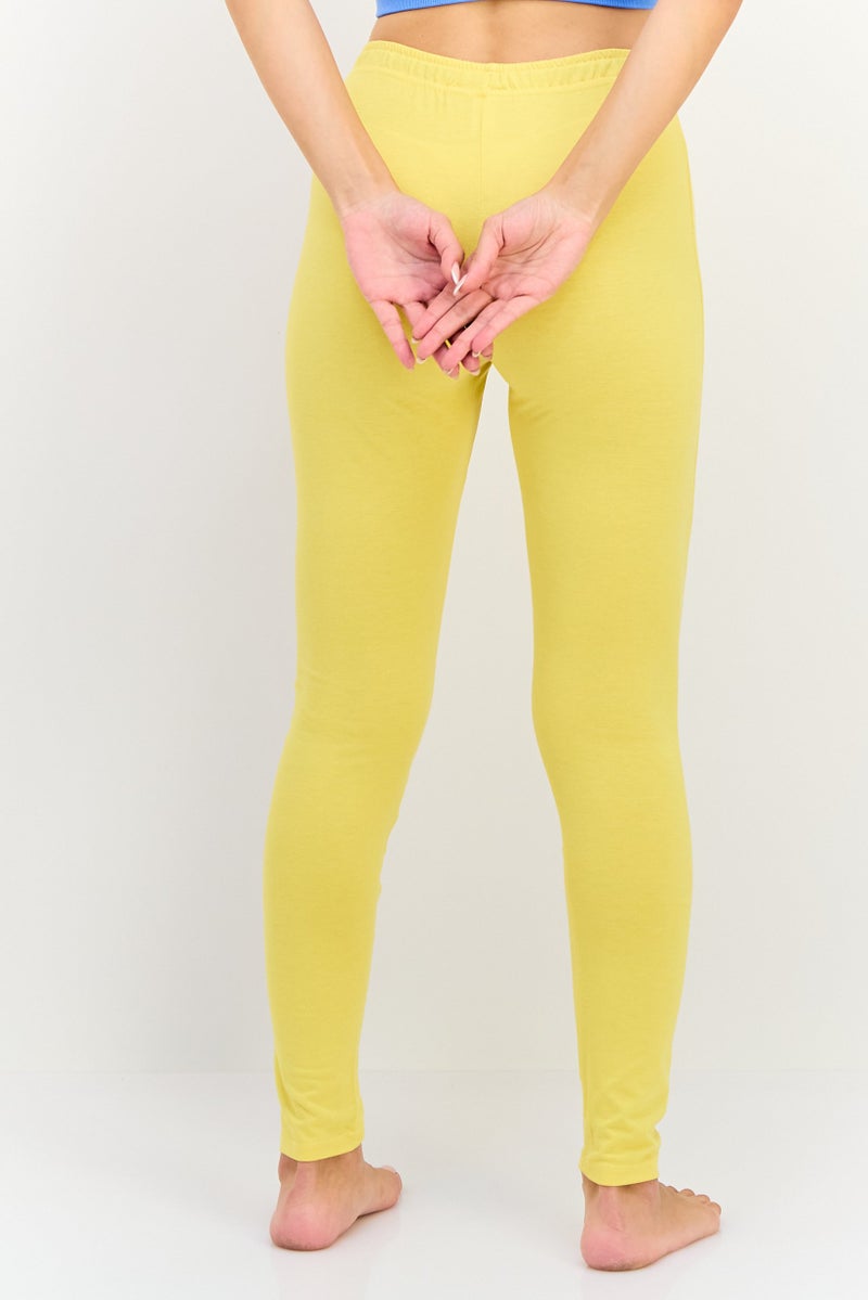 zivame Women Graphic Print Drawstring Sleepwear, Mustard - Image 3