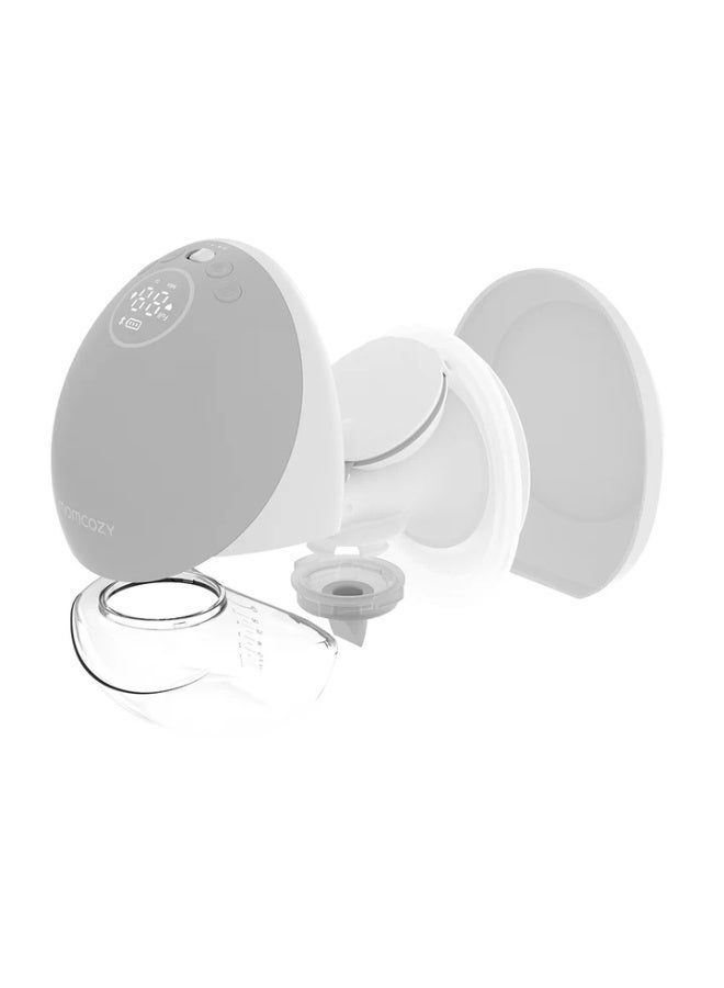 Momcozy M9 Mobile Flow Single Wearable Breast Pump Hands-Free Smart App Control 15 Levels Strong Suction Quiet Portable Electric Pump - Image 2