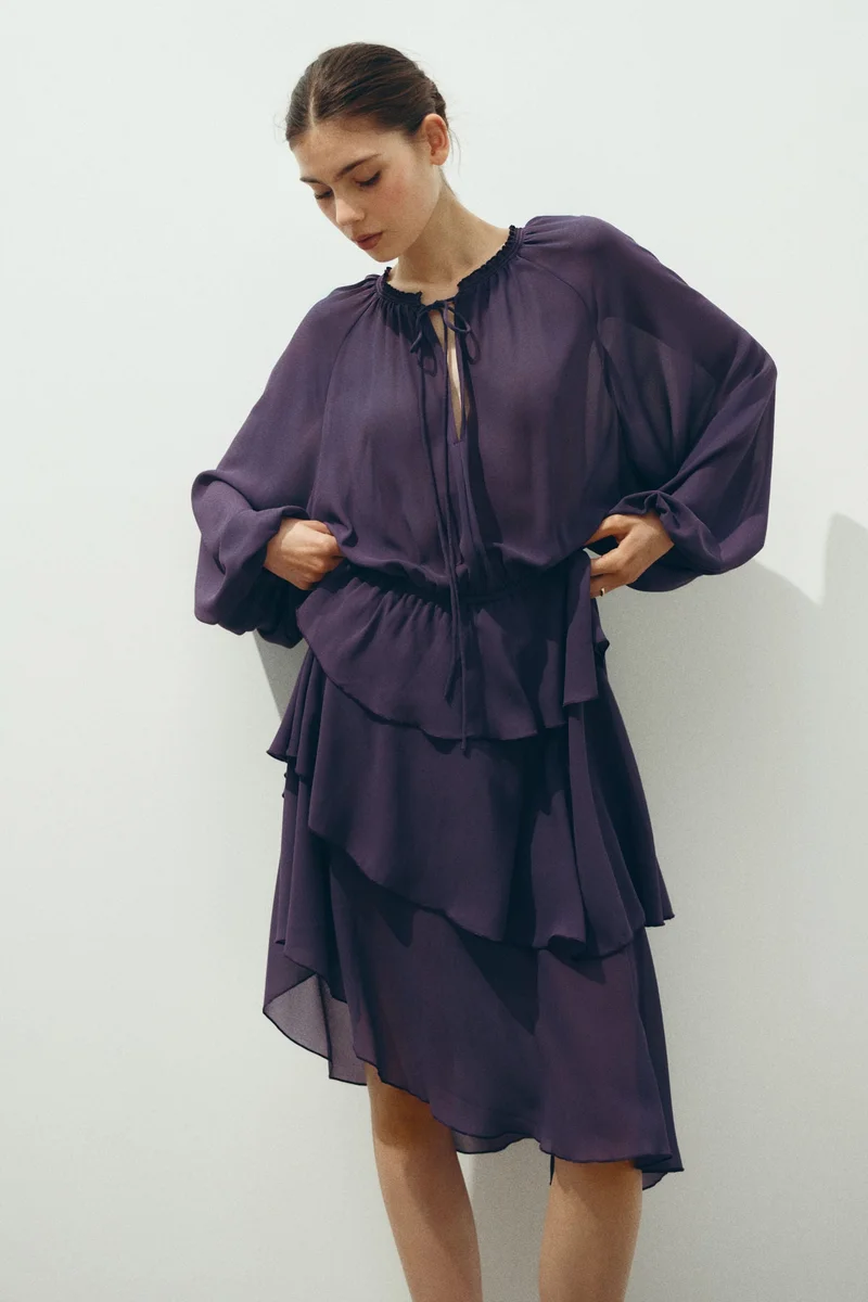 اتش اند ام فستان بتصميم غير متماثل