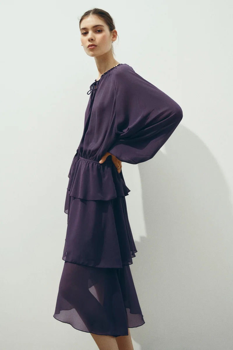 اتش اند ام فستان بتصميم غير متماثل